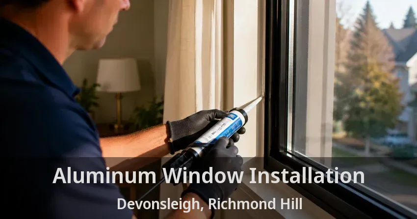 Aluminum Window Installation Devonsleigh, Richmond Hill - ON