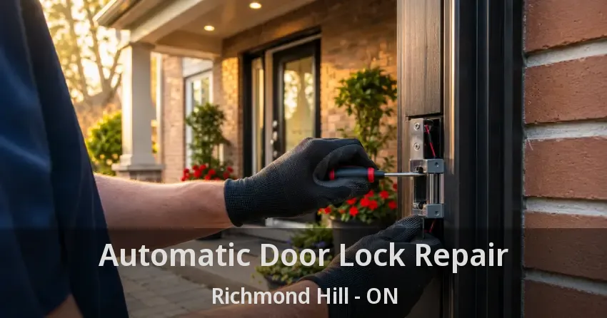 Automatic Door Lock Repair Richmond Hill - ON