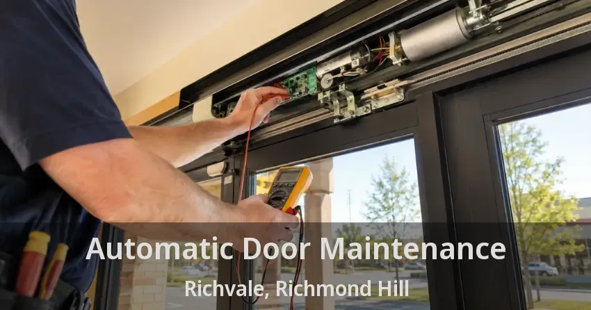 Automatic Door Maintenance Richvale, Richmond Hill - ON