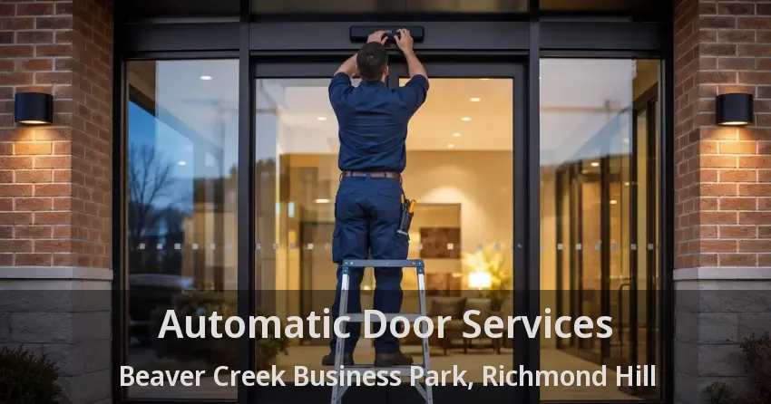 Automatic Door Services Beaver Creek Business Park, Richmond Hill - ON
