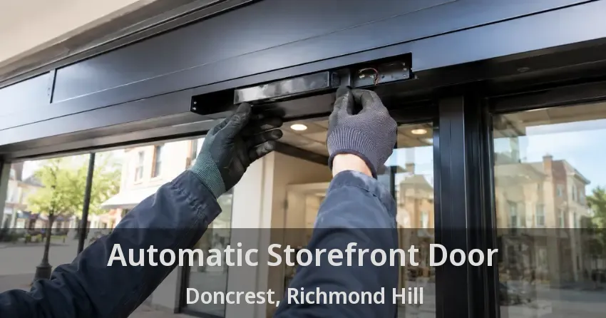 Automatic Storefront Door Doncrest, Richmond Hill - ON