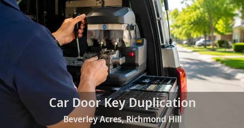 Car Door Key Duplication Beverley Acres, Richmond Hill - ON