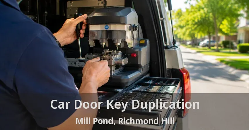 Car Door Key Duplication Mill Pond, Richmond Hill - ON
