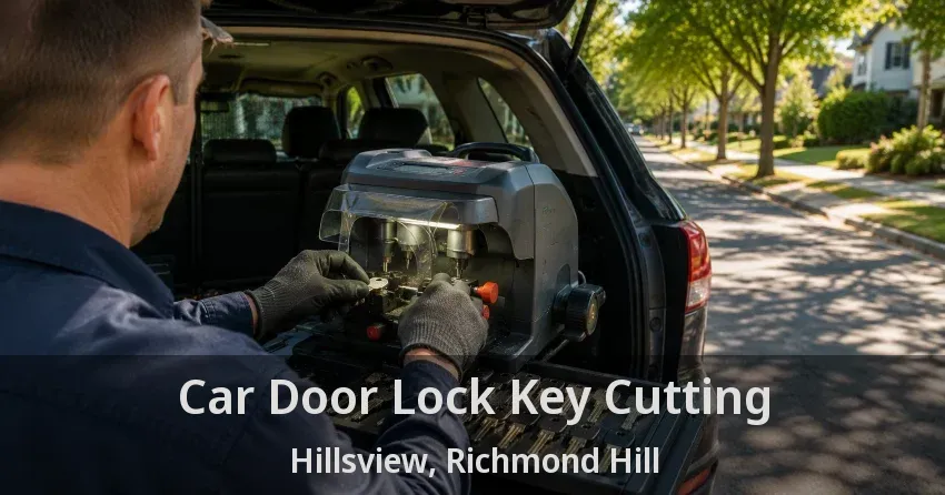 Car Door Lock Key Cutting Hillsview, Richmond Hill - ON