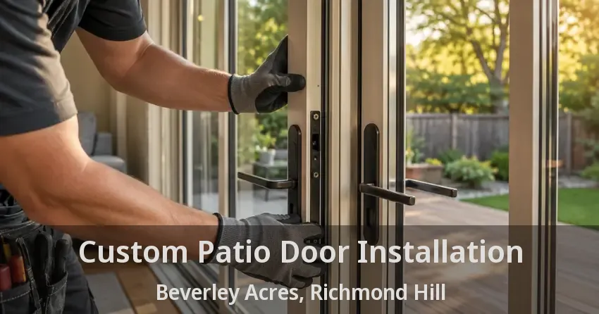 Custom Patio Door Installation Beverley Acres, Richmond Hill - ON