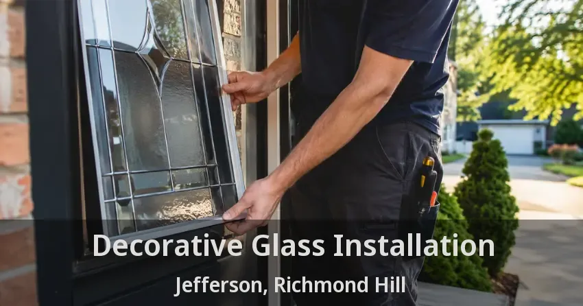 Decorative Glass Installation Jefferson, Richmond Hill - ON