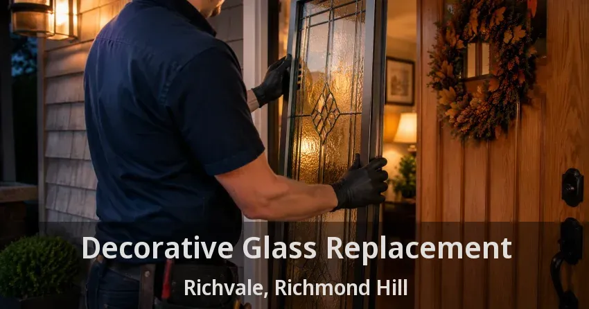 Decorative Glass Replacement Richvale, Richmond Hill - ON