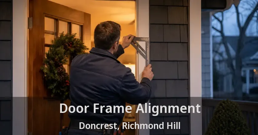 Door Frame Alignment Doncrest, Richmond Hill - ON