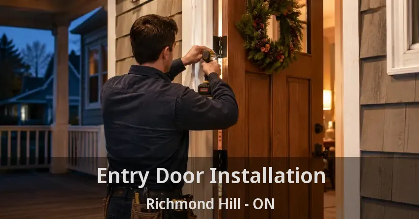 Entry Door Installation Richmond Hill - ON
