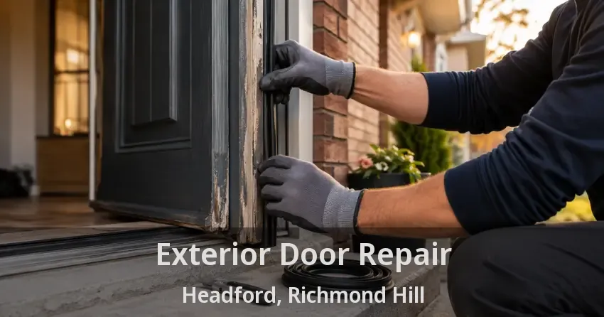 Exterior Door Repair Headford, Richmond Hill - ON