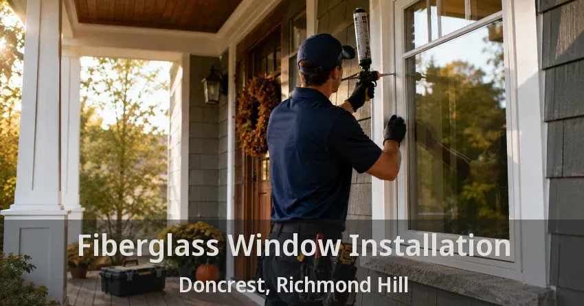 Fiberglass Window Installation Doncrest, Richmond Hill - ON