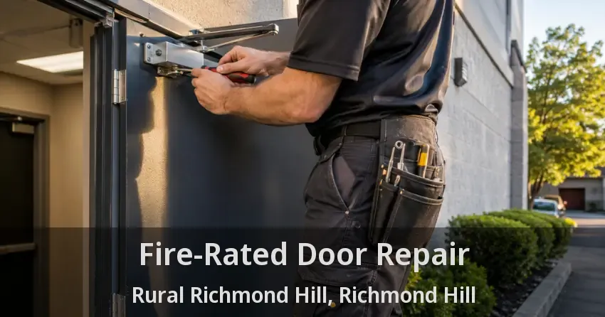 Fire-Rated Door Repair Rural Richmond Hill, Richmond Hill - ON