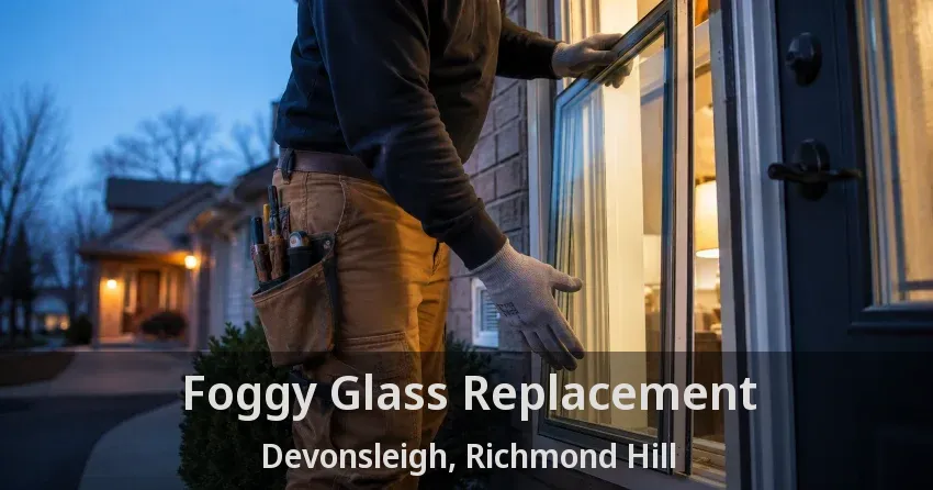 Foggy Glass Replacement Devonsleigh, Richmond Hill - ON