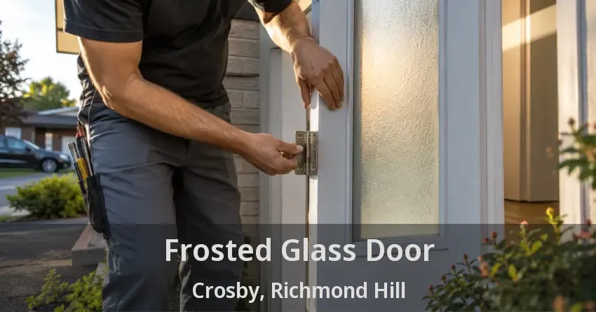 Frosted Glass Door Crosby, Richmond Hill - ON