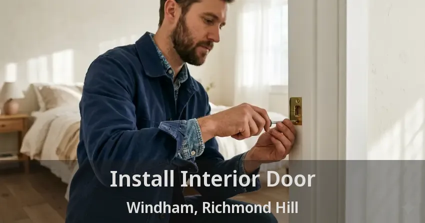 Install Interior Door Windham, Richmond Hill - ON