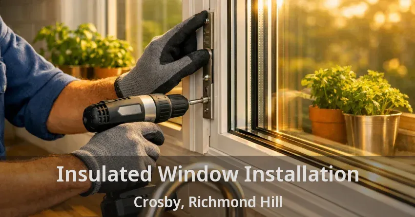 Insulated Window Installation Crosby, Richmond Hill - ON