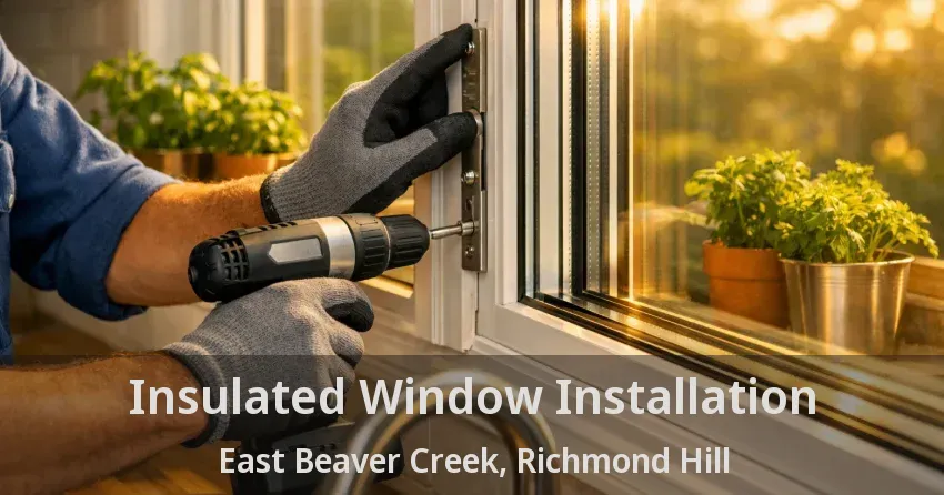 Insulated Window Installation East Beaver Creek, Richmond Hill - ON