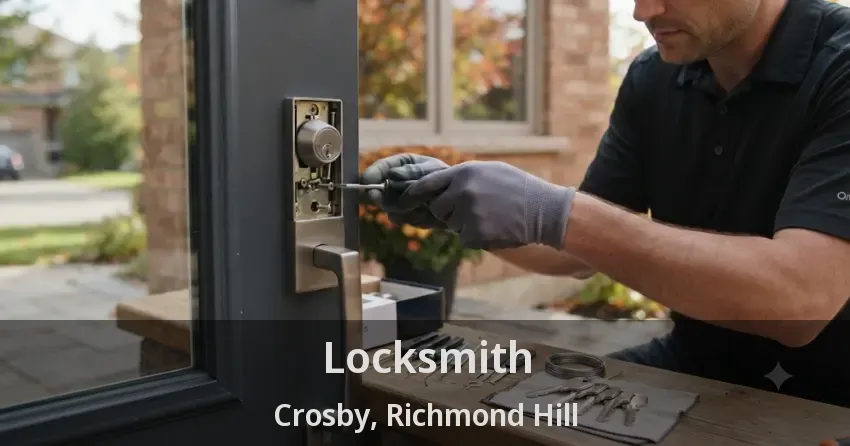 Locksmith Crosby, Richmond Hill - ON