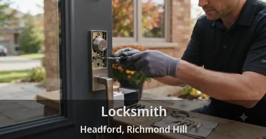Locksmith Headford, Richmond Hill - ON