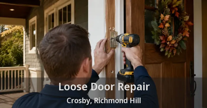 Loose Door Repair Crosby, Richmond Hill - ON