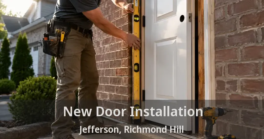 New Door Installation Jefferson, Richmond Hill - ON