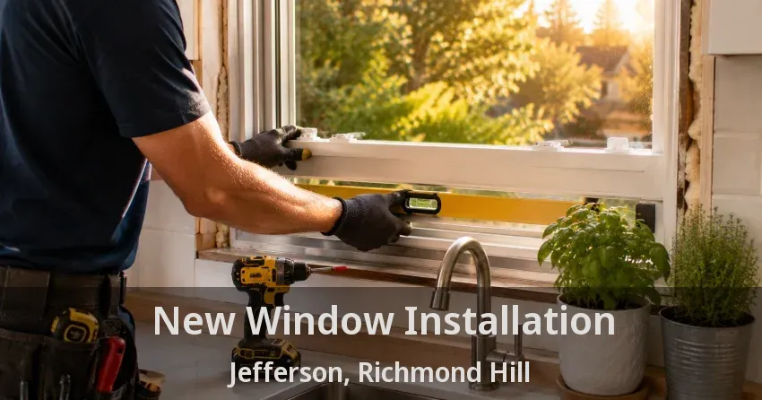New Window Installation Jefferson, Richmond Hill - ON