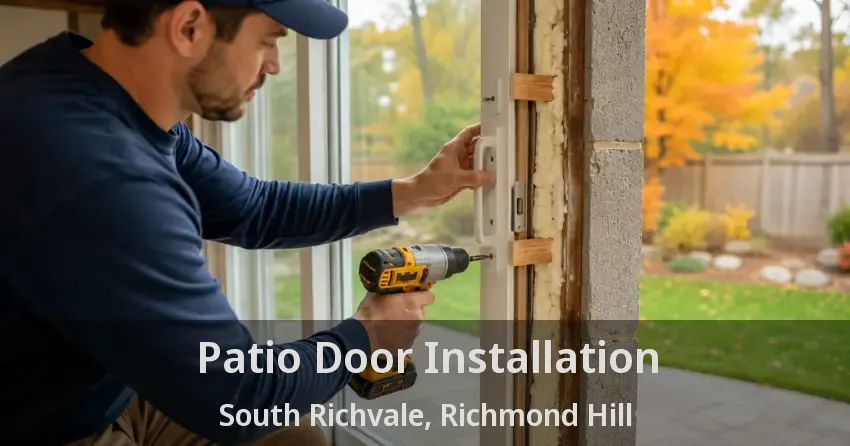Patio Door Installation South Richvale, Richmond Hill - ON