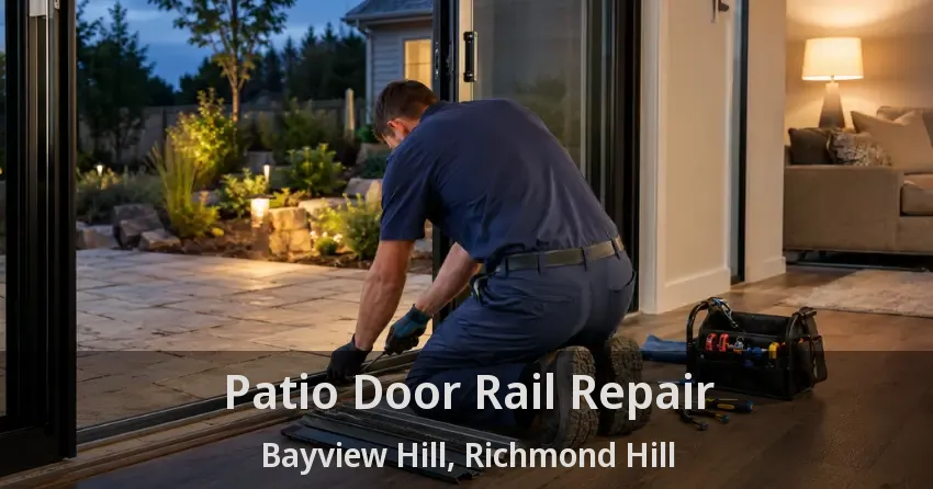Patio Door Rail Repair Bayview Hill, Richmond Hill - ON