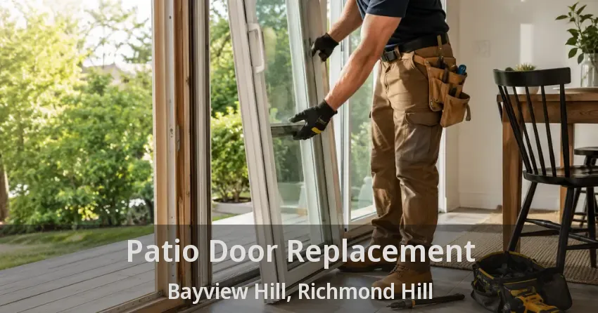 Patio Door Replacement Bayview Hill, Richmond Hill - ON