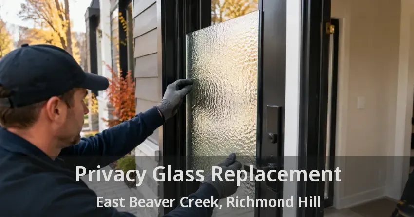 Privacy Glass Replacement East Beaver Creek, Richmond Hill - ON