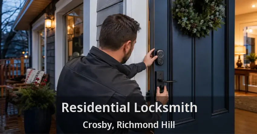 Residential Locksmith Crosby, Richmond Hill - ON