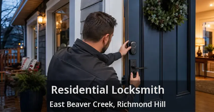 Residential Locksmith East Beaver Creek, Richmond Hill - ON