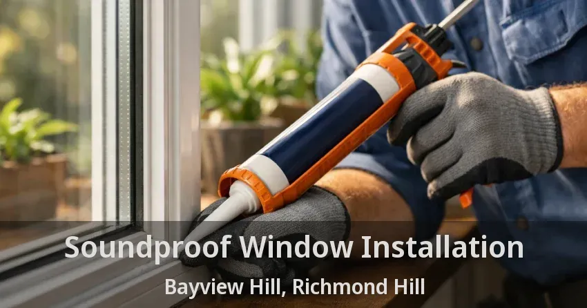Soundproof Window Installation Bayview Hill, Richmond Hill - ON