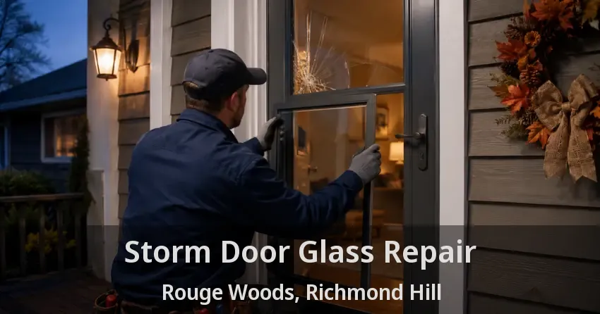 Storm Door Glass Repair Rouge Woods, Richmond Hill - ON