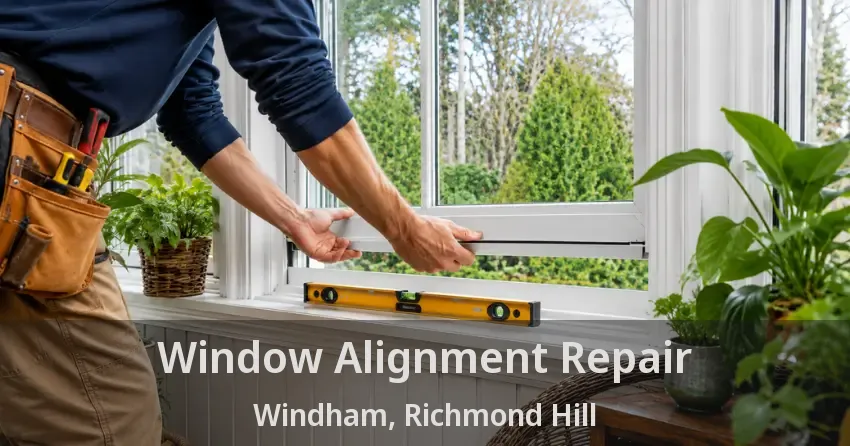 Window Alignment Repair Windham, Richmond Hill - ON
