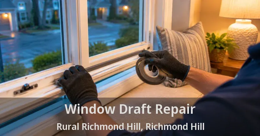 Window Draft Repair Rural Richmond Hill, Richmond Hill - ON