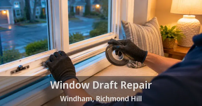 Window Draft Repair Windham, Richmond Hill - ON