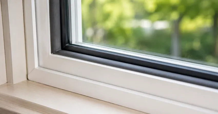 technician inspecting window weatherstripping for drafty window repair Devonsleigh, Richmond Hill