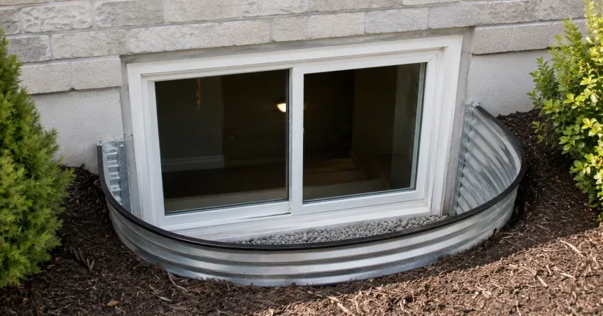 new casement kitchen window installed above sink in Windham, Richmond Hill